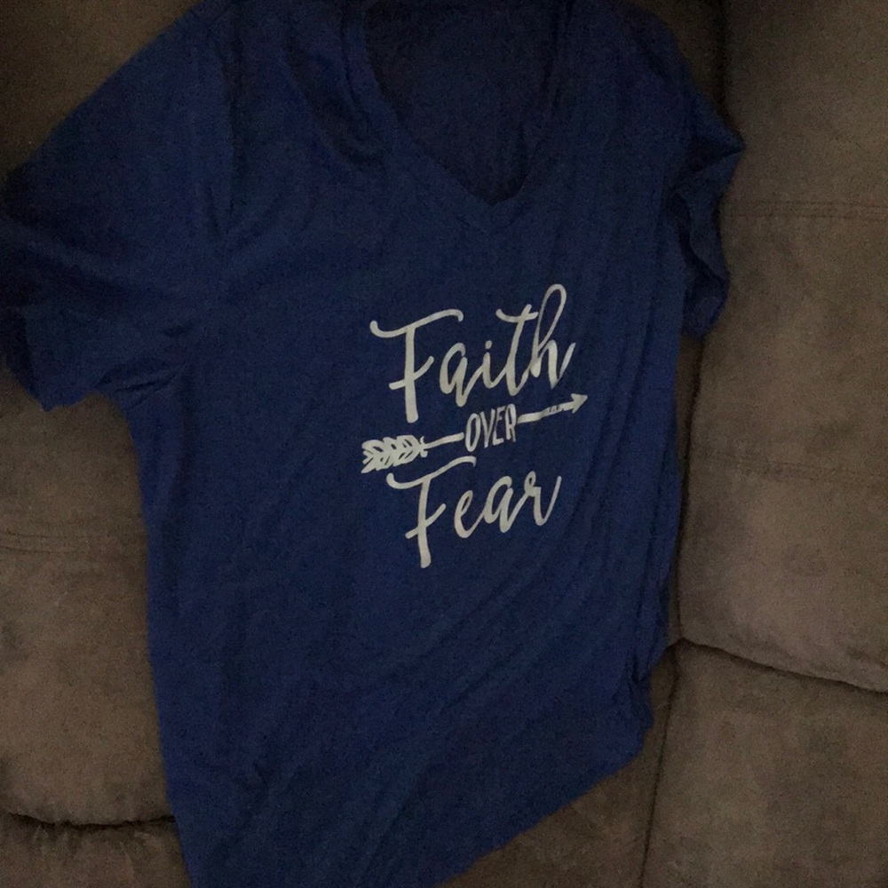 NWOT Blue tee shirt